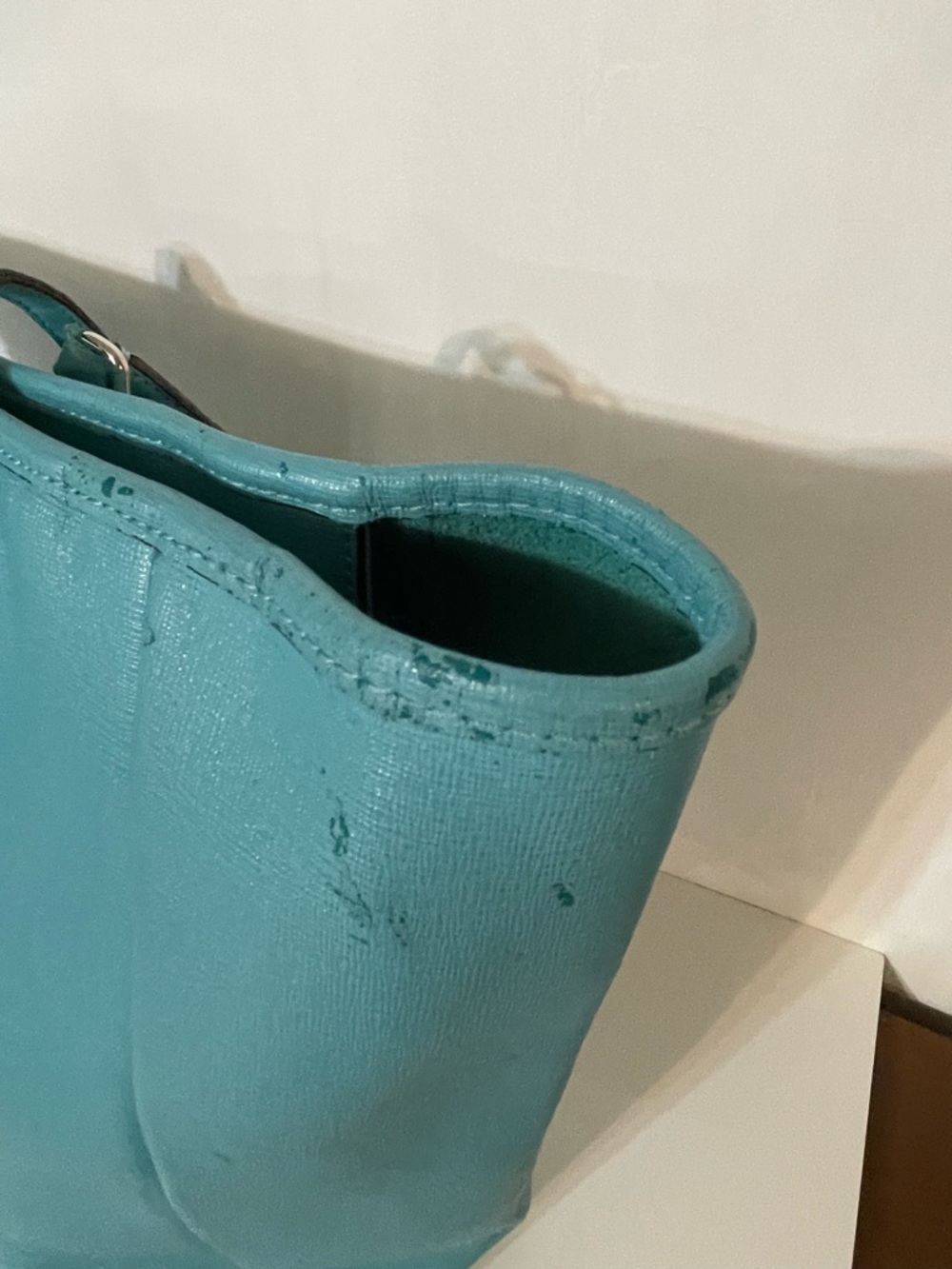Coach Safiano Robin’s Egg Blue Satchel - Picture 5 of 14